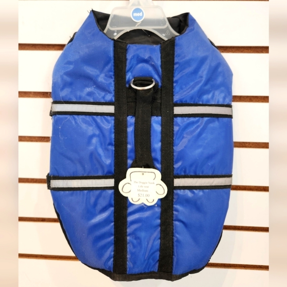 Blue Dog Life Jacket Medium